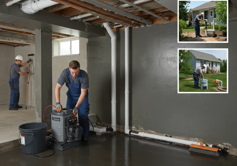 Basement Waterproofing and Flood Prevention process in East Moriches, NY